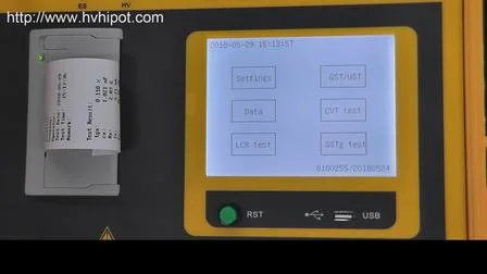 Testador de fator de capacitância e dissipação Tan Delta Tester para transformador GD6800